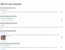 Tablet Screenshot of mittlivsommamma.blogspot.com