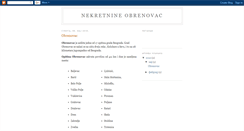 Desktop Screenshot of nekretnineobrenovac.blogspot.com