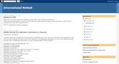 Desktop Screenshot of internationalnetball.blogspot.com