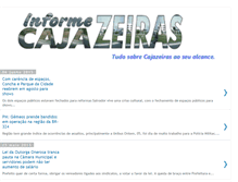 Tablet Screenshot of informecajazeiras.blogspot.com