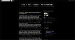 Desktop Screenshot of pozarevackiput.blogspot.com