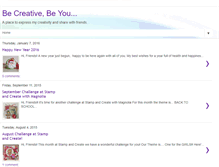 Tablet Screenshot of becreativebeyou.blogspot.com