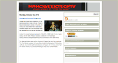 Desktop Screenshot of nanogeektechtv.blogspot.com