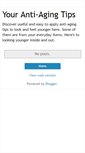 Mobile Screenshot of antiagingtoptips.blogspot.com