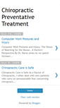 Mobile Screenshot of chiropractic-preventative-treatment.blogspot.com
