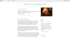 Desktop Screenshot of lifeinacrackerbox.blogspot.com