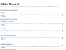 Tablet Screenshot of belajarakuntansidasar.blogspot.com