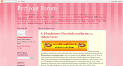 Desktop Screenshot of petticoat-forum.blogspot.com