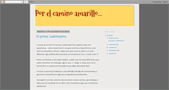 Desktop Screenshot of porelcaminoamarillo.blogspot.com