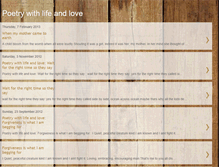 Tablet Screenshot of poetrywithlifeandlove.blogspot.com