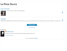 Tablet Screenshot of colectivopiezaoscura.blogspot.com