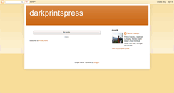 Desktop Screenshot of darkprintspress.blogspot.com
