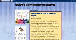 Desktop Screenshot of missvinfostation.blogspot.com