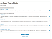 Tablet Screenshot of akshayatrustofindia.blogspot.com