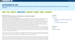 Desktop Screenshot of matsmpmalangkota-pembelajaran.blogspot.com