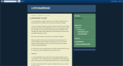Desktop Screenshot of love-to-marriage.blogspot.com