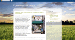 Desktop Screenshot of pigeon-control-products.blogspot.com
