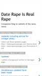 Mobile Screenshot of daterapeisrealrape.blogspot.com