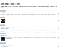 Tablet Screenshot of coisaspoucas.blogspot.com