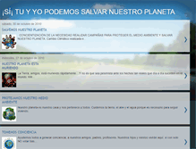 Tablet Screenshot of cuidemosmiplaneta.blogspot.com