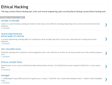 Tablet Screenshot of ethicalhackingtips.blogspot.com