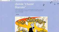 Desktop Screenshot of choeurstaccato.blogspot.com