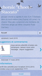 Mobile Screenshot of choeurstaccato.blogspot.com