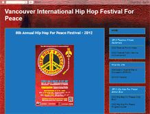 Tablet Screenshot of hiphopforpeace.blogspot.com