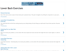 Tablet Screenshot of lowerbackexercises.blogspot.com