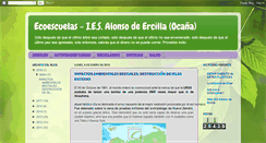 Desktop Screenshot of ecoescuelasercilla.blogspot.com