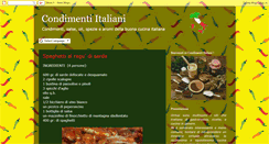 Desktop Screenshot of condimentitaliani.blogspot.com