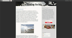 Desktop Screenshot of findingfl.blogspot.com