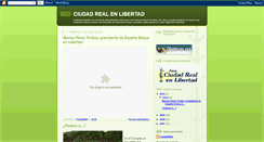 Desktop Screenshot of ciudadrealenlibertad.blogspot.com