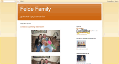 Desktop Screenshot of feldefamily.blogspot.com