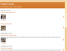 Tablet Screenshot of feldefamily.blogspot.com