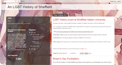 Desktop Screenshot of gayhistorysheffield.blogspot.com