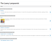 Tablet Screenshot of loonylampoonery.blogspot.com