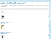 Tablet Screenshot of cgt-ateliers-esads.blogspot.com