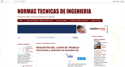 Desktop Screenshot of normastecnicasingenieria.blogspot.com