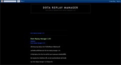 Desktop Screenshot of dotareplaymanager.blogspot.com