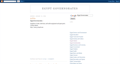 Desktop Screenshot of egyptgovernorates.blogspot.com