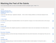 Tablet Screenshot of caringforthesaints.blogspot.com