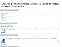 Tablet Screenshot of fundacionbertha.blogspot.com