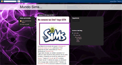 Desktop Screenshot of lomejorsims.blogspot.com