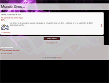 Tablet Screenshot of lomejorsims.blogspot.com