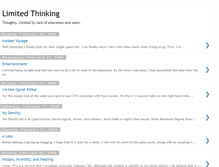 Tablet Screenshot of limitedthinking.blogspot.com