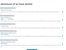 Tablet Screenshot of equine-well-being.blogspot.com
