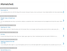 Tablet Screenshot of missedmymatch.blogspot.com