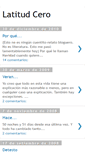 Mobile Screenshot of latitudcero.blogspot.com