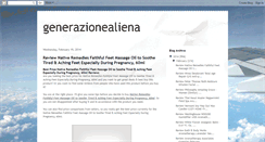 Desktop Screenshot of generazionealiena.blogspot.com